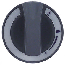 Buton robinet de gaz ø 60 mm, ax ø 8 x 6,5 mm, cu tesitura sus - 112676