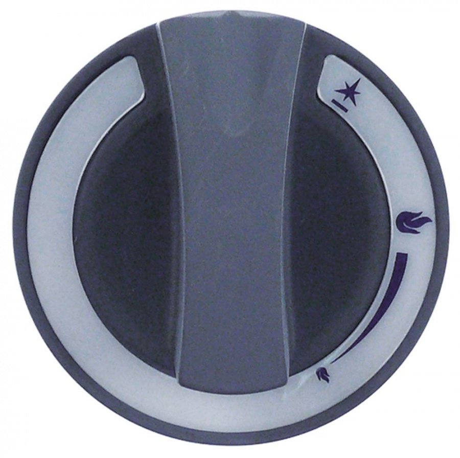 Buton robinet de gaz Gico ø 60 mm, ax ø 10x8 mm, tesitura in stanga - 112681