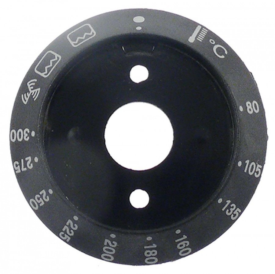 dial fascia 80-300°C ø 58mm hole distance 29mm