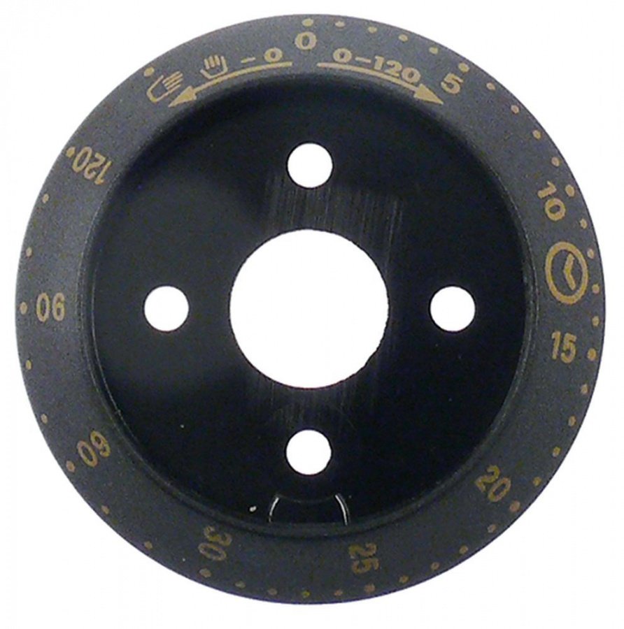 dial fascia 0-120 for timer ø 58mm