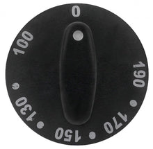 Buton pentru termostat friteuza 100-190°C, ø 65 mm, ax ø 6x4,6 mm, OLIS - 112736