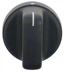 knob MIN / STOP / MAX ø 49,5mm shaft ø mm black