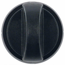 buton 0-1-0-1 ø 75mm ax ø 6x4,6mm aplatizare sus/jos negru