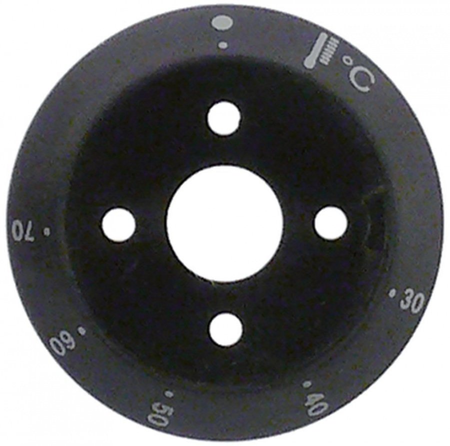dial fascia t.max. 400°C 120-400°C ø 58 mm shaft ø 15 mm black