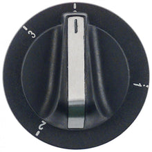 knob 0-3 ø 72 mm shaft ø 6x4.6mm shaft flat upper black