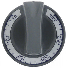 buton termostat T.max. 300°C 50-300°C ø 60mm ax ø 6x4,6mm aplatizare sus gri