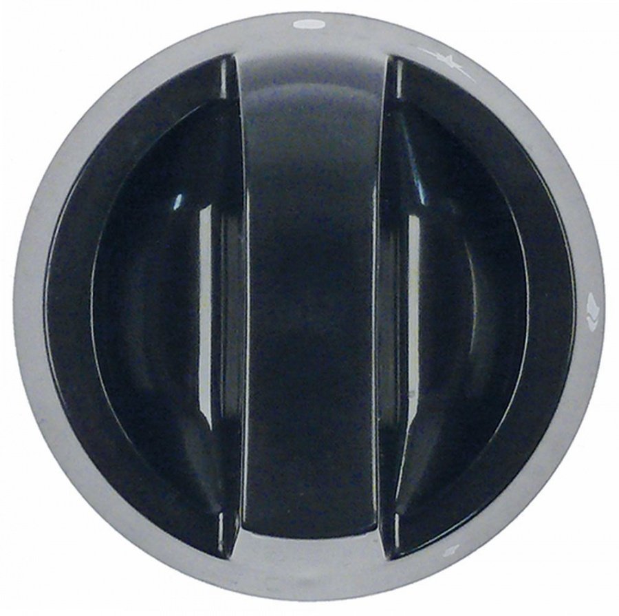 Buton pentru robinet de gaz, ø 75 mm, ax ø 8x6.5 mm, tesitura jos - 112789