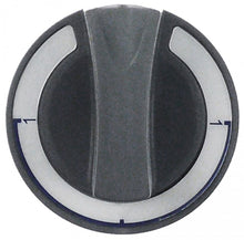 buton comutator 1-0-1 ø 60mm ax ø 6x4,6mm aplatizare stânga gri