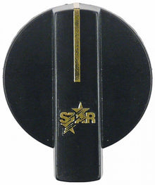 buton poziție zero T.max.°C ø 59mm ax ø 8,7x6mm negru