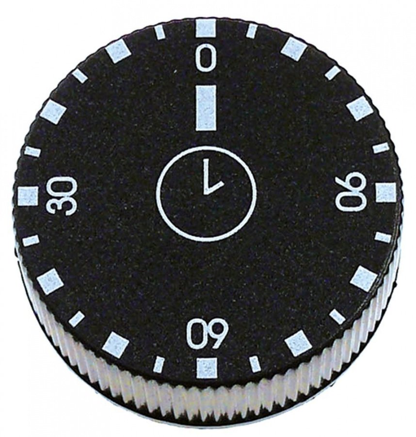 Buton timer 120 min, ø 42 mm, ax ø 6x4,6 mm - 112923