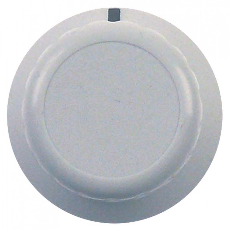 Buton cu indicator, ø 30 mm, ax ø 6 x 4,6 mm, gri, Melitta 1543 - 112948