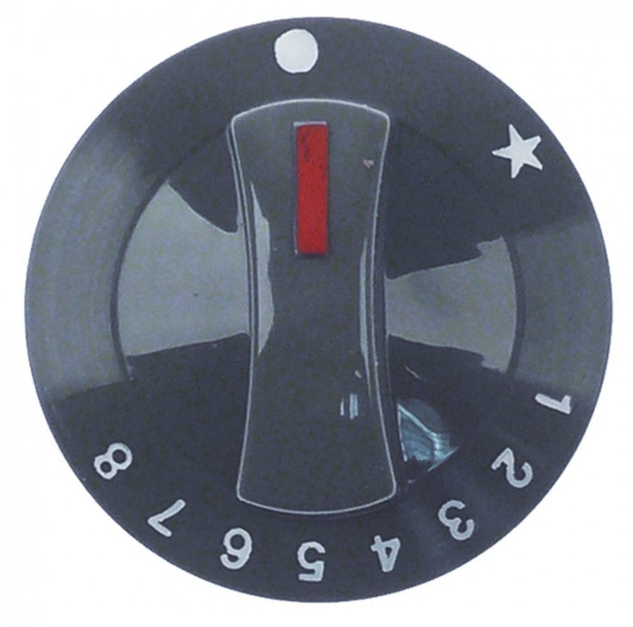 Buton cu simboluri 1 - 8, diametru ø 71 mm, ax 8 x 6,5 mm - 113001