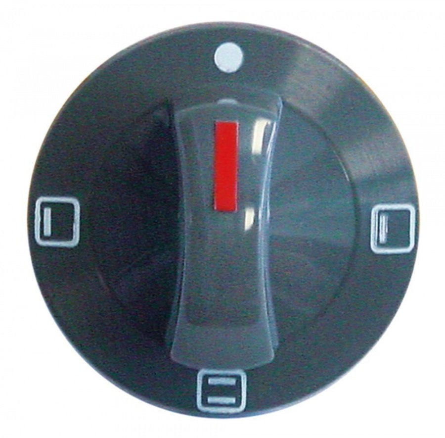knob symbol oven ø 71mm shaft ø 6x4,6mm - Code 113013