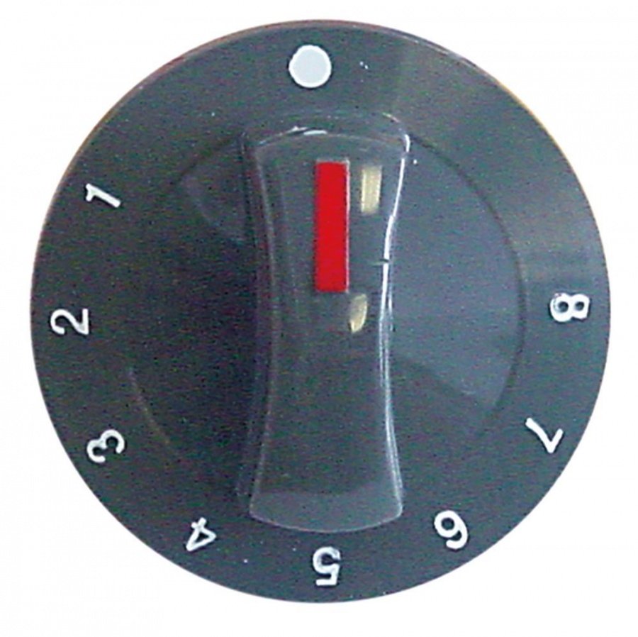 Buton reglaj nivel cu 8 trepte, ø 71 mm, ax ø 6x4,6 mm Fagor U673005000, U673017000 - 113014
