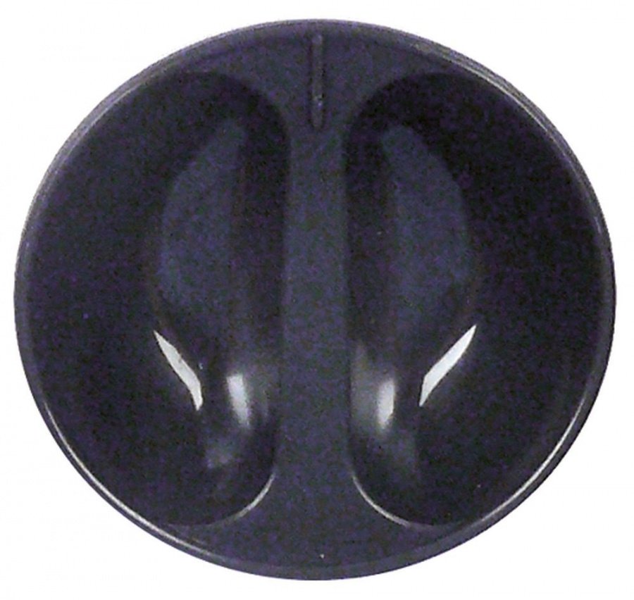 knob zero mark ø 50mm shaft ø 6,5x6mm shaft flat upper black