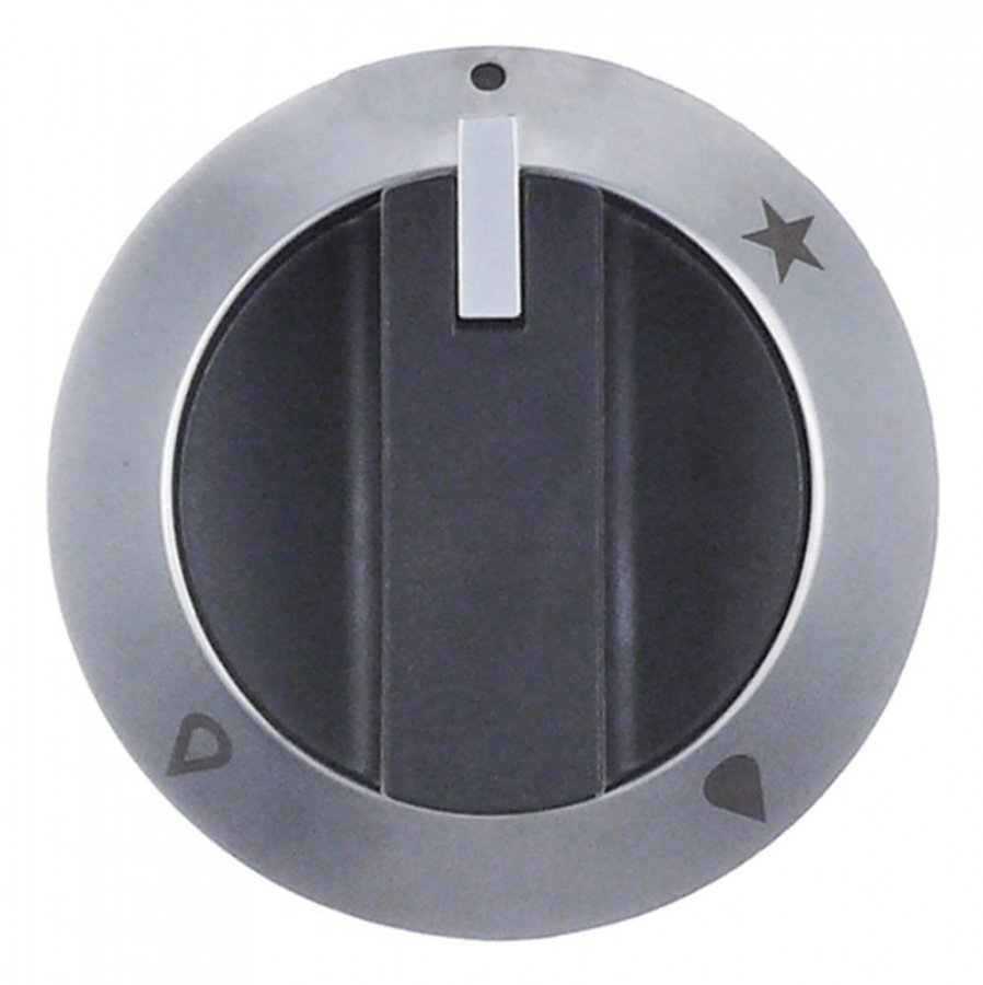 Buton robinet gaz ø 74 mm, ax ø 10 x 8 mm, Fagor U022105000 - 113039