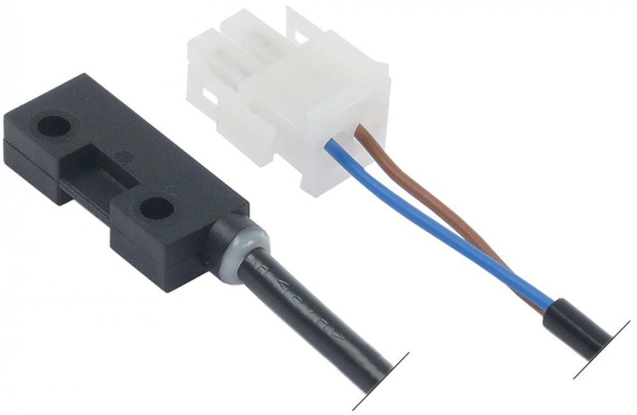 Microintrerupator magnetic L 36 x 13 mm, 1NO, 250 V, 1A, P max. 50 W, cu mufa - 348321