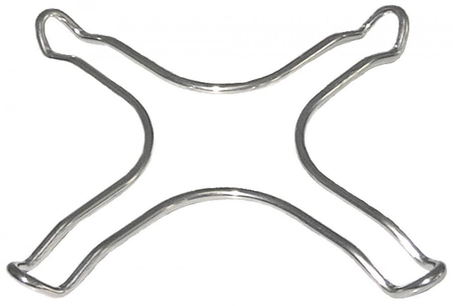 Grilaj reductie arzator 260 x 260 mm, cromat, pentru arzator - 210050