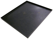 baking sheet W 530mm L 460mm H 20mm steel enamelled inner edges angular