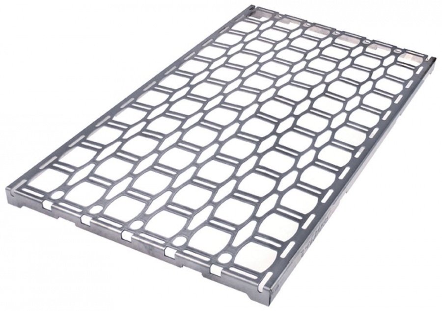 Grilaj pentru brichete 600 x 330 mm, H 22 mm, din inox - 211000