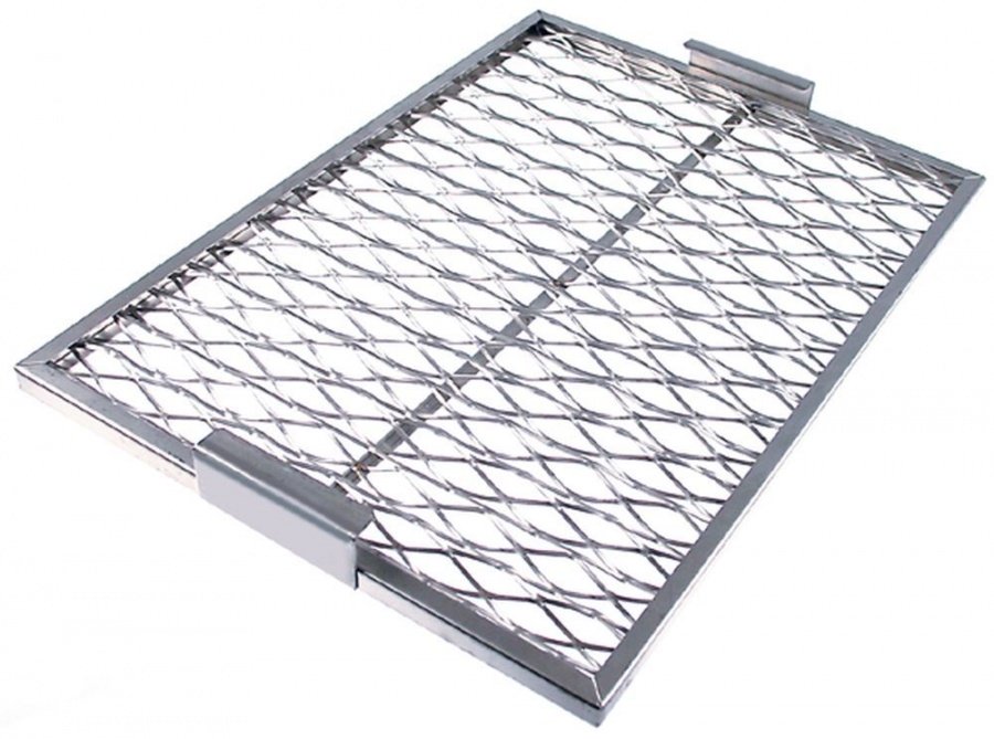 Grilaj pentru roca vulcanica, L 635 x 445 mm, H 20 mm - 211036