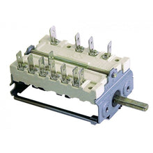 Selector cu 4 pozitii 0-1-2-3, contacte 2NO/2CO , 16 A, 250 V, ax ø 6 x 4,6 mm - 300010