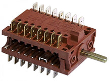 operation switch 3 operating positions speed/power 16-pole switching sequence 1-2-3 shaft ø 6x4,6mm
