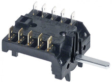 Comutator cu 4 pozitii 0-1-2-3, contacte 5NO, 16A, ax ø 6x4.6mm - 300046