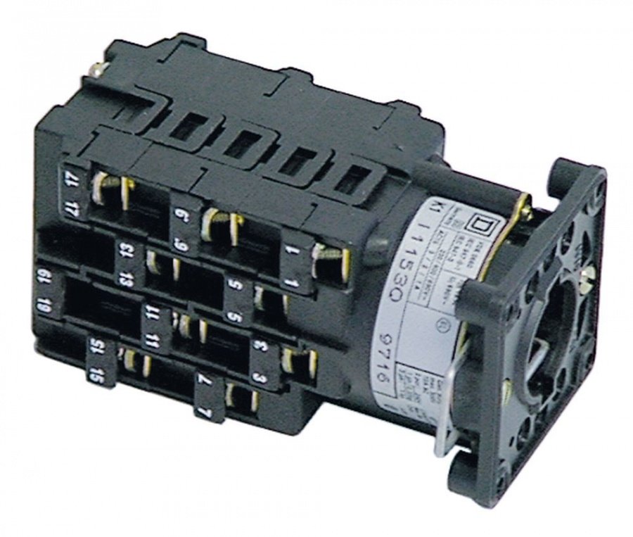 Selector cu 4 pozitii, 9 contacte 16 A, 250 V, max 150°C, K1SJ1091030CN - 300047