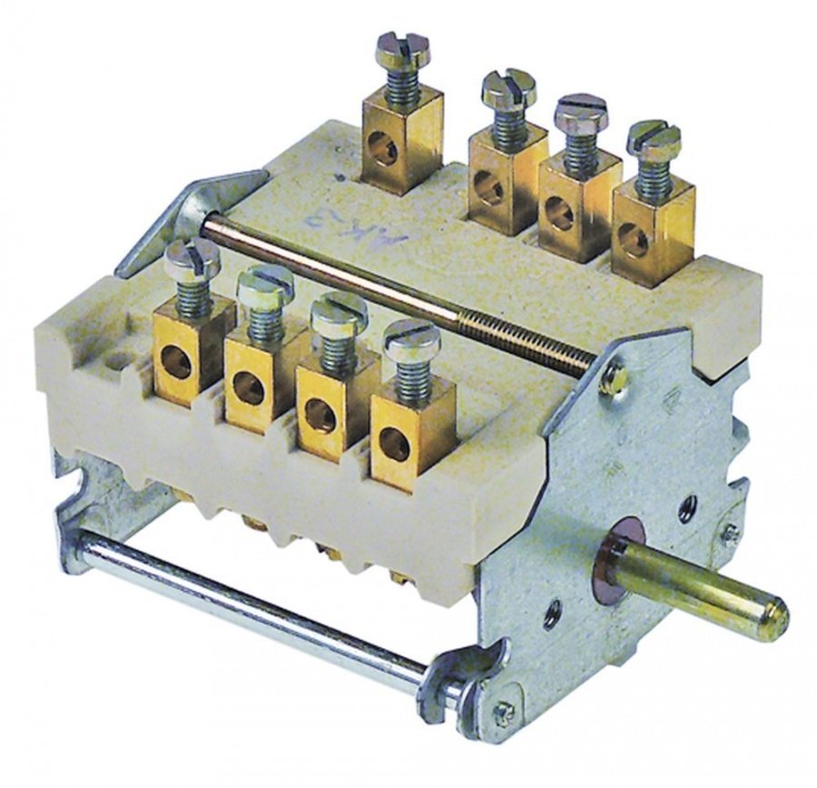 operation switch screw connection 3NO/1CO switching sequence 0-1-2-3 32A shaft ø 6mm