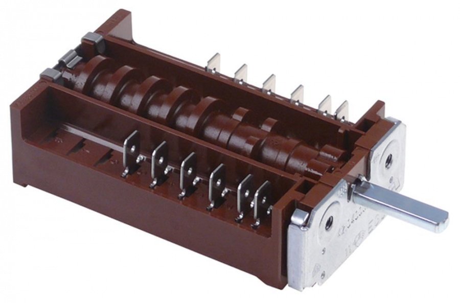 operation switch 4 operating positions 5NO switching sequence 0-1-2-3 16A shaft ø 6x4,6mm
