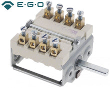 Comutator - selector pentru termostat 0-1, cu 4 contacte 16 A, ax "D" ø 6x4,6 mm - 300080