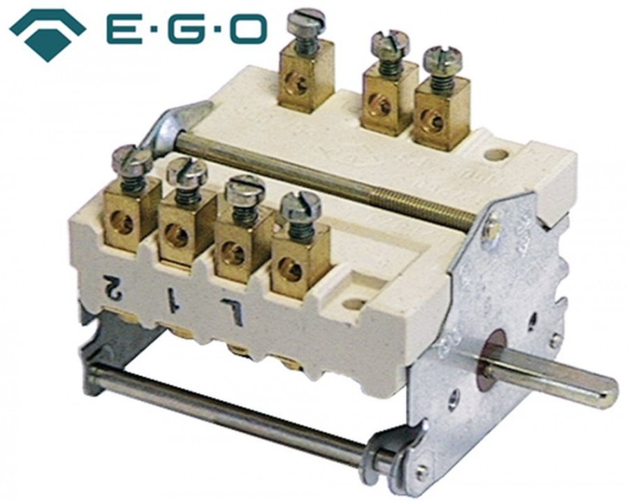 Intrerupator rotativ - selector cu 4 pozitii 0-1-2-3, contacte 32 A, EGO 43.24232.000 - 300103