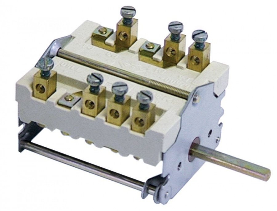 operation switch 4 operating positions 5NO switching sequence 0-1-2-3 16A shaft ø 6x4,6mm