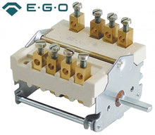 Comutator - selector cu 4 pozitii 0-1-2-3, contacte 32 A,  ax ø 6x4.6 mm, L ax 23 mm - 300145