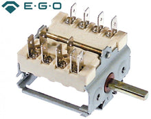 Intrerupator rotativ pozitii 0-1, ax  ø 6x4,6 mm, EGO 4941015705, comutator cheie - 300166