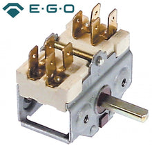operation switch 4 operating positions 2NO switching sequence 1-2-1-2 16A shaft ø 6x4,6mm