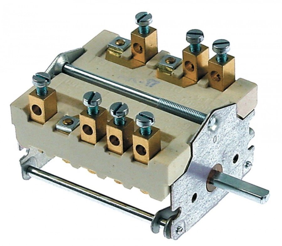operation switch 4 operating positions 4NO switching sequence 0-1-2-3 16A shaft ø 6mm