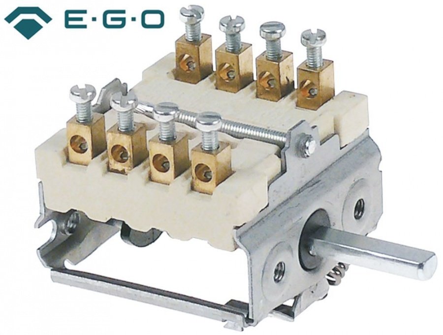 Comutator 4 pozitii 0-1-2-3, 16 A, 250 V, ax 6x4.6 mm - 300210