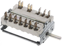 operation switch 7-position shaft ø 6x4,6mm shaft length 23mm
