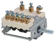 Selector EGO cu 7 pozitii 0-1-2-3-4-5-6, contacte 1NO/2CO, 16A, ax ø 6x4.6 mm - 300283