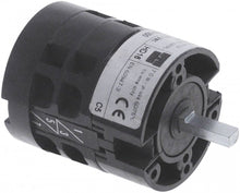 rotary switch 3 1-0-2 momentary 4 type  600V 16A shaft square connection screw connection