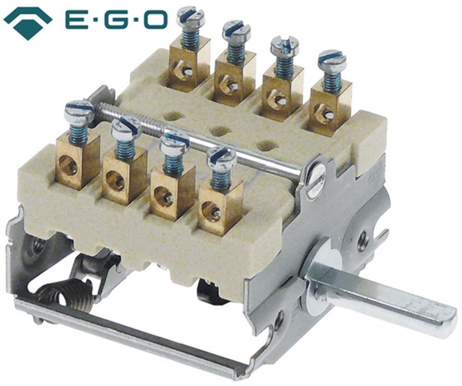 Comutator - selector cu 3 pozitii 0-1-2, ax ø 6x4.6 mm - 300361