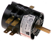 rotary switch 3 0-1-2 3 type HD12X312AR000 600V 12A shaft ø 5x5mm shaft length 23mm shaft square