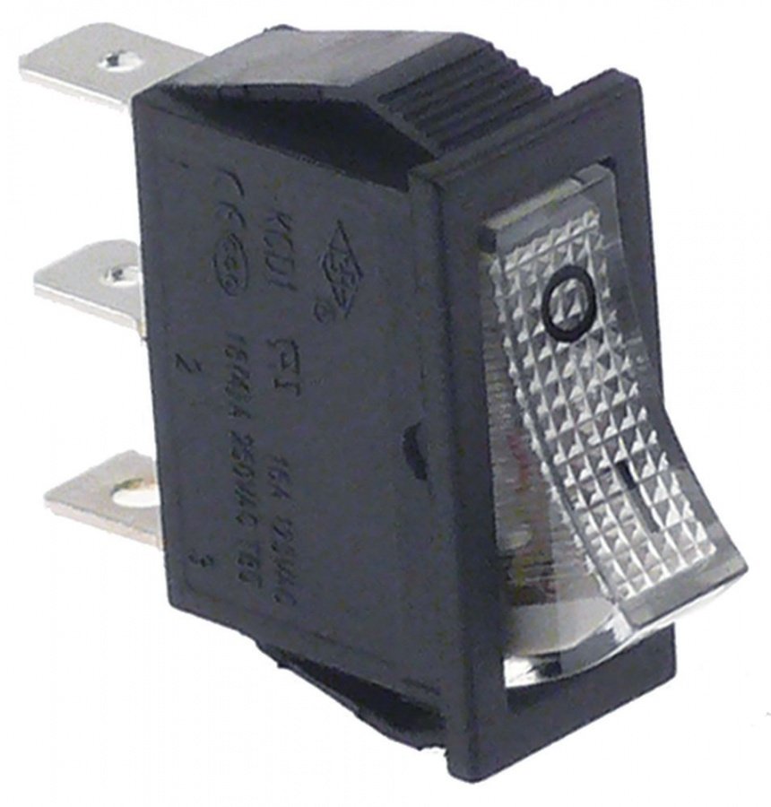 Intrerupator basculant contact 1NO, 16 A, 250 V, montare 30x11 mm, 22800-24300 - 301053