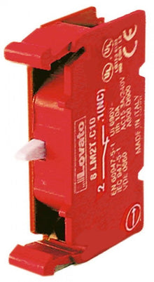 Contact Lovato 1NC, rosu, tip 8 LM2T-C10, 10 A, max 690 V - 301171