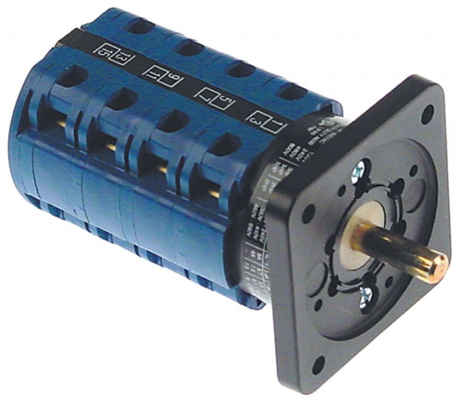 rotary switch 4 0-1-2-3 8 type CA11-AT08A188 690V 7,5A shaft ø mm shaft length 18mm shaft round