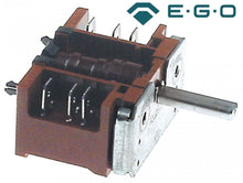 Selector / comutator cu 2 pozitii 0-1, 16 A, ax ø 6 x 4,6 mm, L 33 mm - 301214