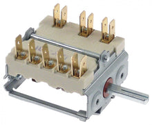 operation switch 7 operating positions 2CO/1NO sequence 0-1-2-3-4-5-6 16A shaft ø 6x4,6mm