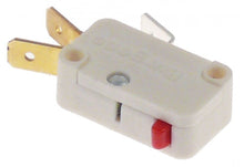 microswitch with plunger 250V 15A 1CO connection male faston 6,3mm